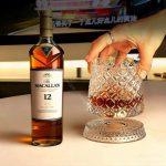 خرید و قیمت لیوان کریستال چرخشی طرحدار وارداتی