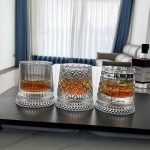 خرید و قیمت لیوان کریستال چرخشی طرحدار وارداتی