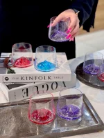 خرید و قیمت نیم لیوان کوه یخ رنگی دلی گلس DELI SOGA