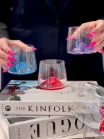 خرید و قیمت نیم لیوان کوه یخ رنگی دلی گلس DELI SOGA