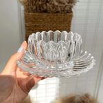 خرید و قیمت پیشدستی و پیاله ست مدل جنوا دلی گلس DELI GLASS