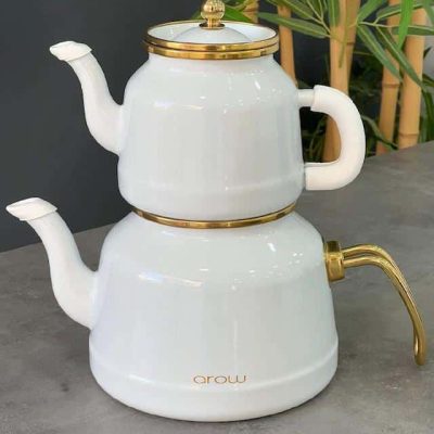 خرید و قیمت کتری قوری لعابی برند آرو AROW