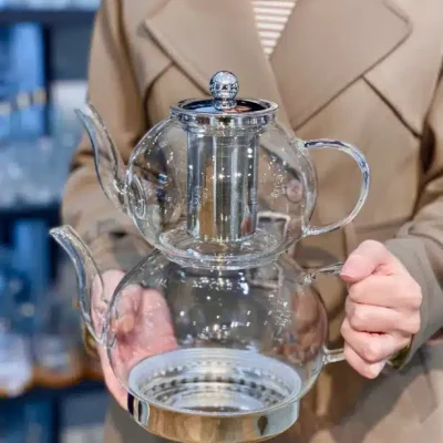 خرید و قیمت کتری قوری پیرکس کف استیل مدل NORA آرو AROW