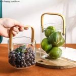 خرید و قیمت یخدان پیرکس مربع دسته بامبو وارداتی