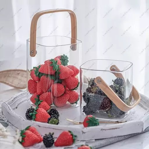 یخدان-پیرکس-مربع-دسته-بامبو-وارداتی خرید و قیمت یخدان پیرکس مربع دسته بامبو وارداتی