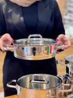 قیمت و خرید سرویس قابلمه استیل ۱۰ پارچه AROW ترکیه مدل SAVOUR