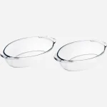 خرید و قیمت قابلمه پیرکس بیضی دسته دار بورجام BORCAM-59022