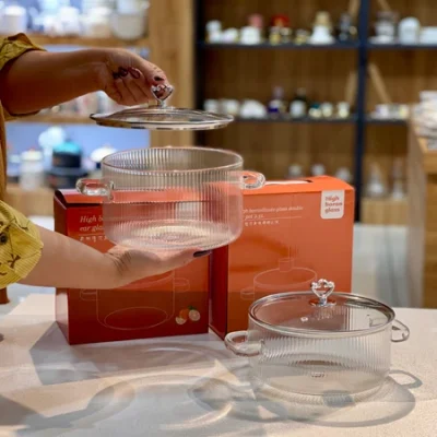 خرید و قیمت قابلمه پیرکس شعله مستقیم طرح قلبی وارداتی