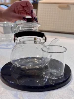 خرید و قیمت قوری پیرکس آویزدار 1 لیتری وارداتی