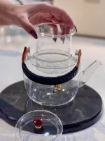 خرید و قیمت قوری پیرکس شعله مستقیم آویزدار وارداتی