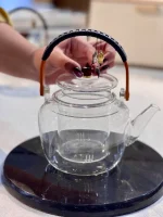 خرید و قیمت قوری پیرکس شعله مستقیم آویزدار وارداتی