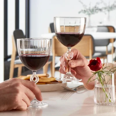 خرید و قیمت گیلاس پایه بلند پاشاباغچه مدل آمور AMORE-440303