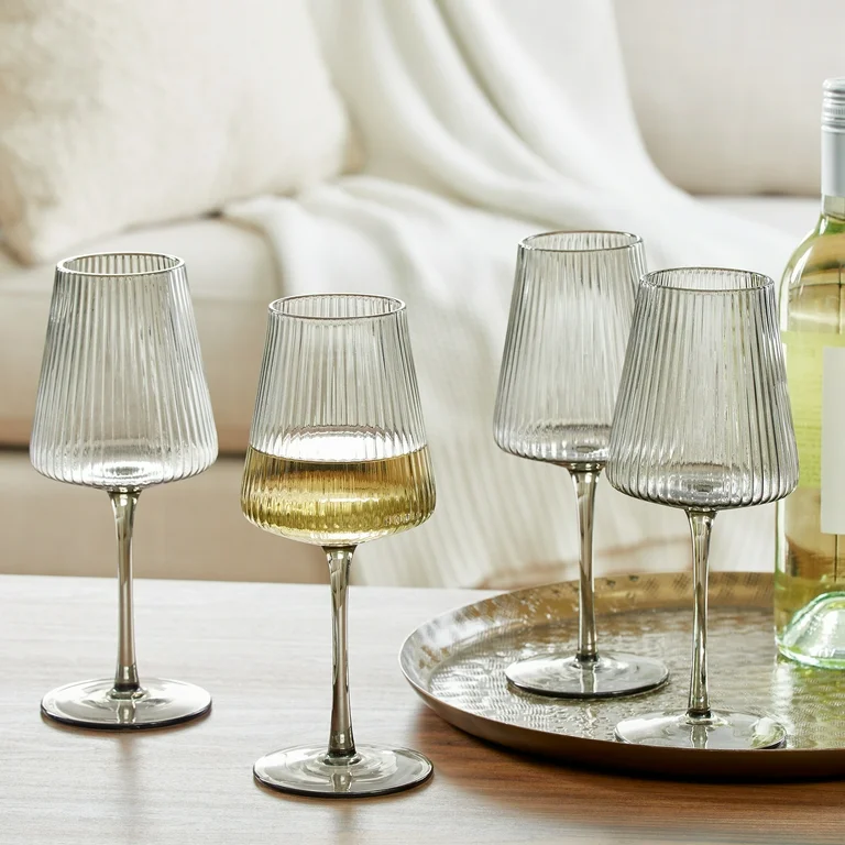 گیلاس-کریستال-پایه-بلند-شیاردار-واردا (2) قیمت و خرید گیلاس کریستال پایه بلند شیاردار وارداتی