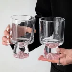 خرید و قیمت دسرخوری بستنی خوری طرحدار مدل کوه یخ دلی گلس DELI GLASS