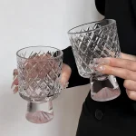 خرید و قیمت دسرخوری بستنی خوری طرحدار مدل کوه یخ دلی گلس DELI GLASS