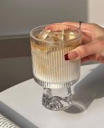 خرید و قیمت دسرخوری بستنی خوری طرحدار مدل کوه یخ دلی گلس DELI GLASS