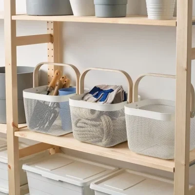 خرید و قیمت سبد فلزی همه کاره مربع طرح ایکیا IKEA