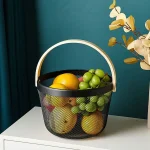 خرید و قیمت سبد فلزی همه کاره گرد طرح ایکیا IKEA