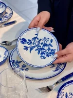 خرید و قیمت سرویس غذاخوری شش نفره طرح انار گوپان GUPAN