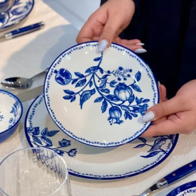 خرید و قیمت سرویس غذاخوری شش نفره طرح انار گوپان GUPAN