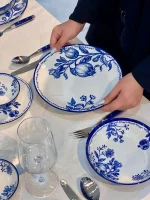 خرید و قیمت سرویس غذاخوری شش نفره طرح انار گوپان GUPAN