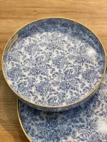 خرید و قیمت سینی پذیرایی و سرو قلم آبی وارداتی