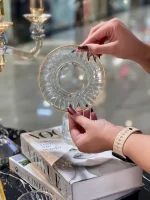 خرید و قیمت فنجان نعلبکی لب طلایی دلی گلس DELI GLASS