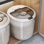 خرید و قیمت جا برنجی و جا حبوباتی پیمانه دار اکریلیکی وارداتی