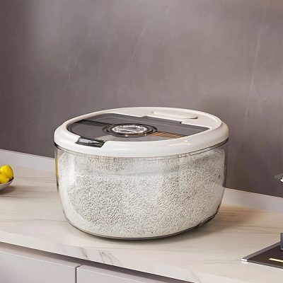 خرید و قیمت جا برنجی و جا حبوباتی پیمانه دار اکریلیکی وارداتی