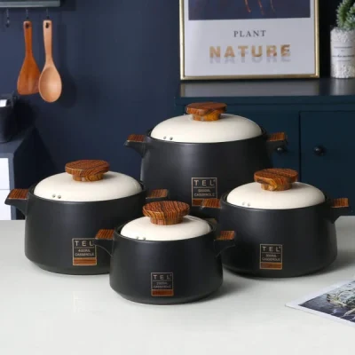 خرید و قیمت قابلمه سرامیکی تکی مشکی وارداتی