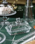 خرید و قیمت کره خوری بلور قلبی درب دار وارداتی